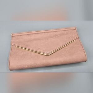 Pink Envelope Style Clutch